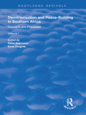 cover image of Demilitarisation and Peace-Building in Southern Africa